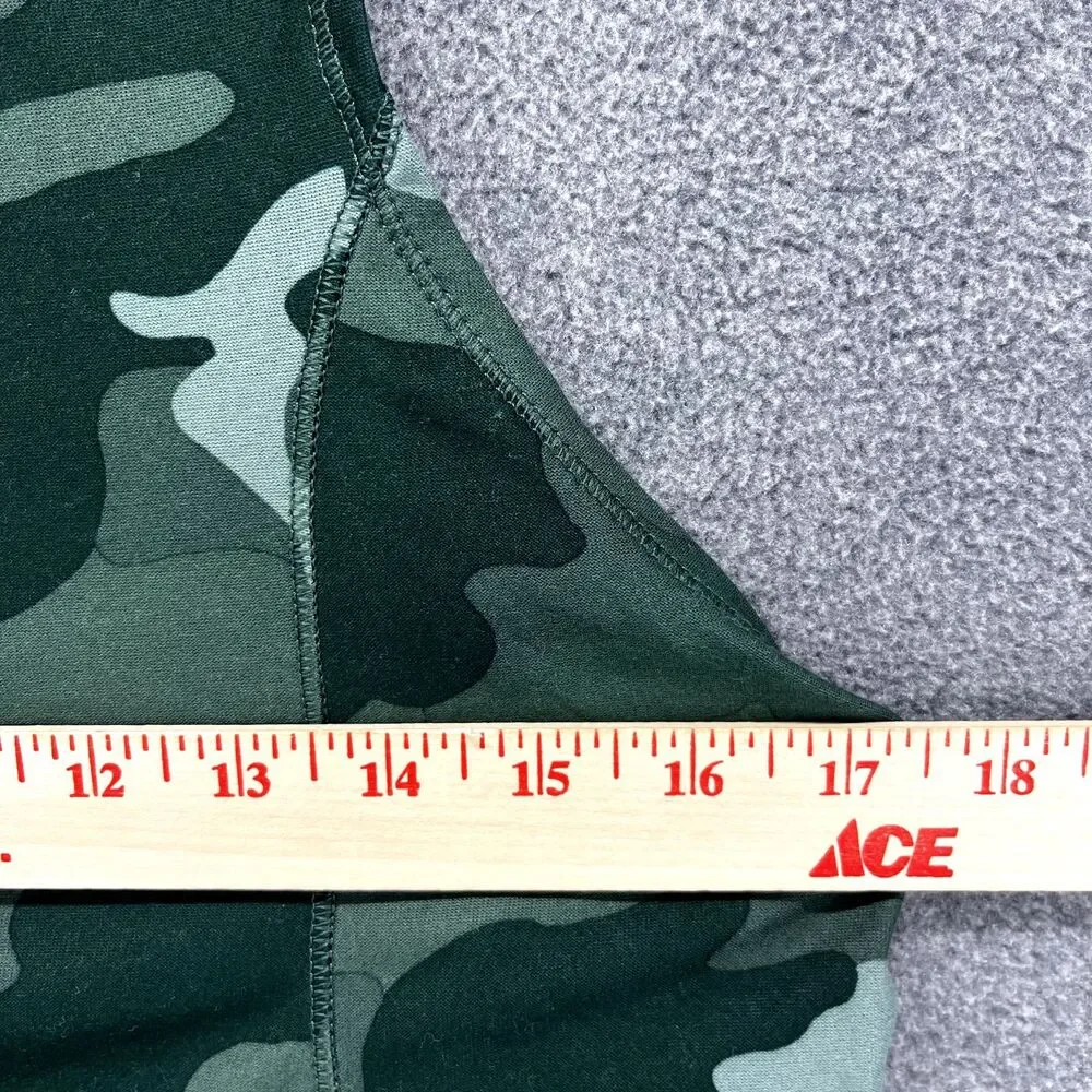 Old navy Top Girls XL (14-16) Youth crop Tank camo‎ green active scoop neck